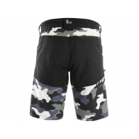 CXS DIXON shorts, men, grey and white (camouflage)