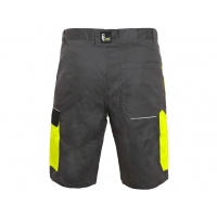 Shorts CXS PHOENIX ZEFYROS, men, grey-yellow