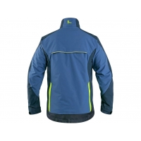 Blouse CXS NAOS, men's, blue-blue, HV yellow accessories