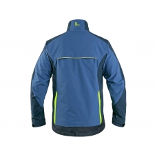 Blouse CXS NAOS, men's, blue-blue, HV yellow accessories