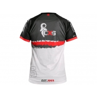 Tričko CXS SPORTY, krátky rukáv, šedo - červené