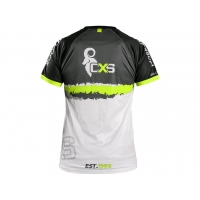 T-shirt CXS SPORTY, short sleeve, grey-green