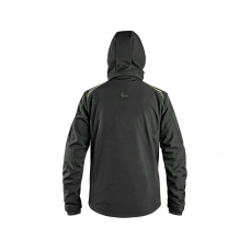 CXS NORFOLK jacket, men's, black with HV yellow/orange accessories
