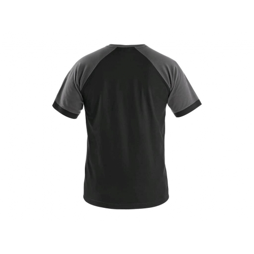 Short sleeve T-shirt OLIVER, black-grey