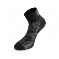 CXS SOFT socks, black and red