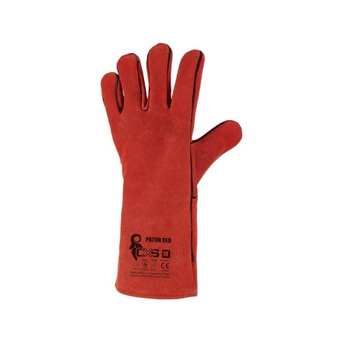 Gloves CXS PATON RED, welding gloves