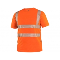 T-shirt CXS BANGOR, warning, men, orange