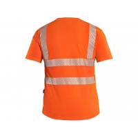 T-shirt CXS BANGOR, warning, men, orange