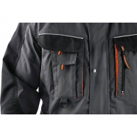 Blouse CXS SIRIUS LUCIUS, men, grey-orange