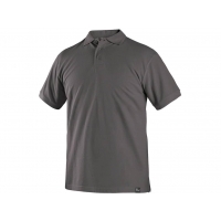 Polo shirt with short sleeves MICHAEL, zinc