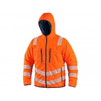 CXS CHESTER jacket, warning, reversible, orange-blue