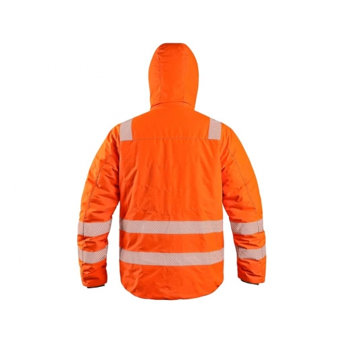 CXS CHESTER jacket, warning, reversible, orange-blue