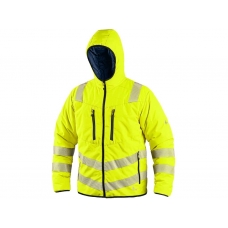 CXS CHESTER jacket, warning, reversible, yellow-blue