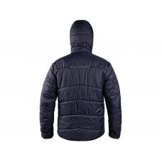 Bunda CXS CHESTER, výstražná, obojstranná, žlto-modrá