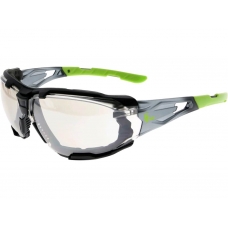 CXS-OPSIS TIEVA goggles, I/O visor, black - green