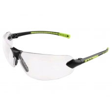 CXS Fossa goggles, black-green, clear lens