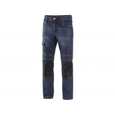 Nohavice jeans NIMES I, pánske, modro-čierne