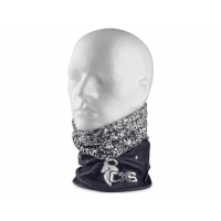 Multifunctional scarf CXS TOBY, winter 26x48cm, black and white