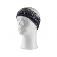 Multifunctional scarf CXS TOBY, winter 26x48cm, black and white