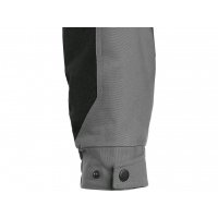 CXS STRETCH blouse, 170-176cm, men's, grey-black