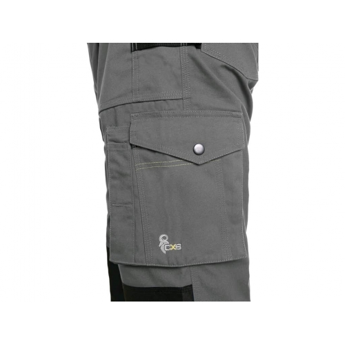 Pants CXS STRETCH, 170-176cm, men's, grey-black