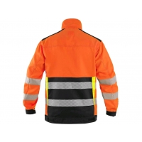 CXS BENSON warning blouse, men's, orange-black