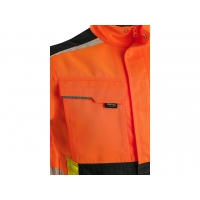 CXS BENSON warning blouse, men's, orange-black