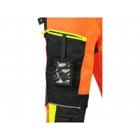CXS BENSON warning trousers, men, orange-black