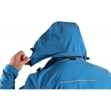 CXS STRETCH jacket, men's, softshell, medium blue