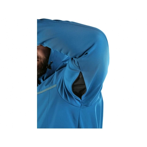 CXS STRETCH jacket, men's, softshell, medium blue