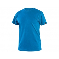 T-shirt CXS NOLAN, short sleeve, azure blue