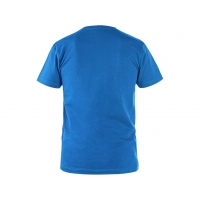 T-shirt CXS NOLAN, short sleeve, azure blue