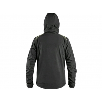 Bunda CXS NORFOLK, detská, čierna s HV žlto / oranžovými doplnkami, veľ. 