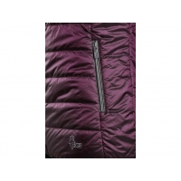 Bunda CXS OCEANIA, zimná, dámska, obojstranná, fialovo - čierna