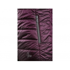 Bunda CXS OCEANIA, zimná, dámska, obojstranná, fialovo - čierna