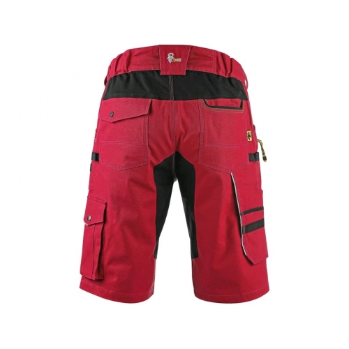 CXS STRETCH men's shorts, red and black