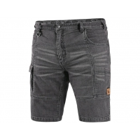 CXS MURET jeans shorts, men, grey-black