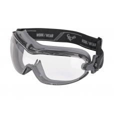 CXS-Opsis SKARA goggles, clear lens, black-grey