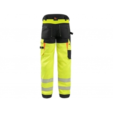 Kalhoty CXS BENSON výstražné, pánské, žluto-černé