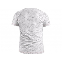 T-shirt CXS MARMORO, short sleeve, white