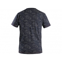 T-shirt CXS MARMORO, short sleeve, dark blue