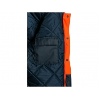 Bunda CXS OXFORD, výstražná, oranžovo-modrá