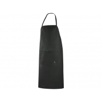 CXS ALTHEA apron, black with bib and two pockets