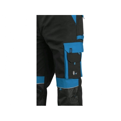 CXS SIRIUS BRIGHTON trousers, men, black and blue