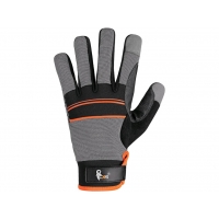 CXS CARAZ gloves, grey-black