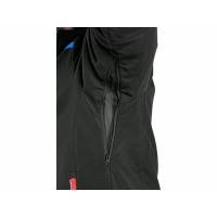 CXS NORFOLK jacket, winter, men's, black with HV blue/red accessories