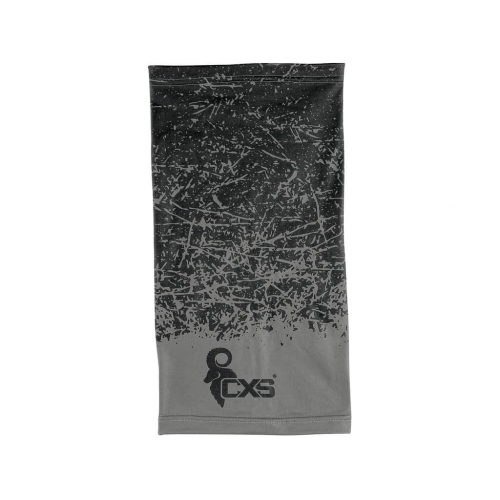 Multifunctional scarf CXS LORY, 23x45, black - grey