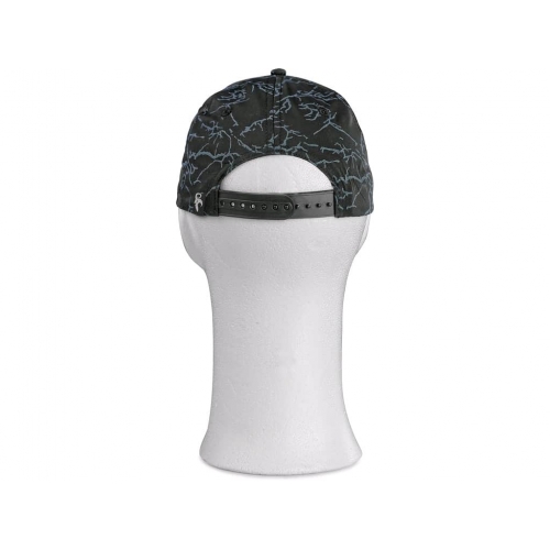 CXS XAVER cap, with visor, black with reflection