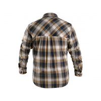 Shirt CXS TIM, long sleeve, men's, blue-yellow