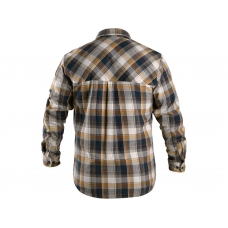 Košeľa CXS TIM, dlhý rukáv, pánska, modro-žltá